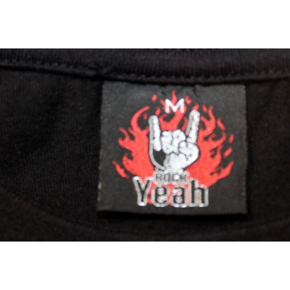 Concert Red Hot Chilli Peppers Shirt Mens M Medium Black Graphic Band Music Rock - Picture 3 of 5